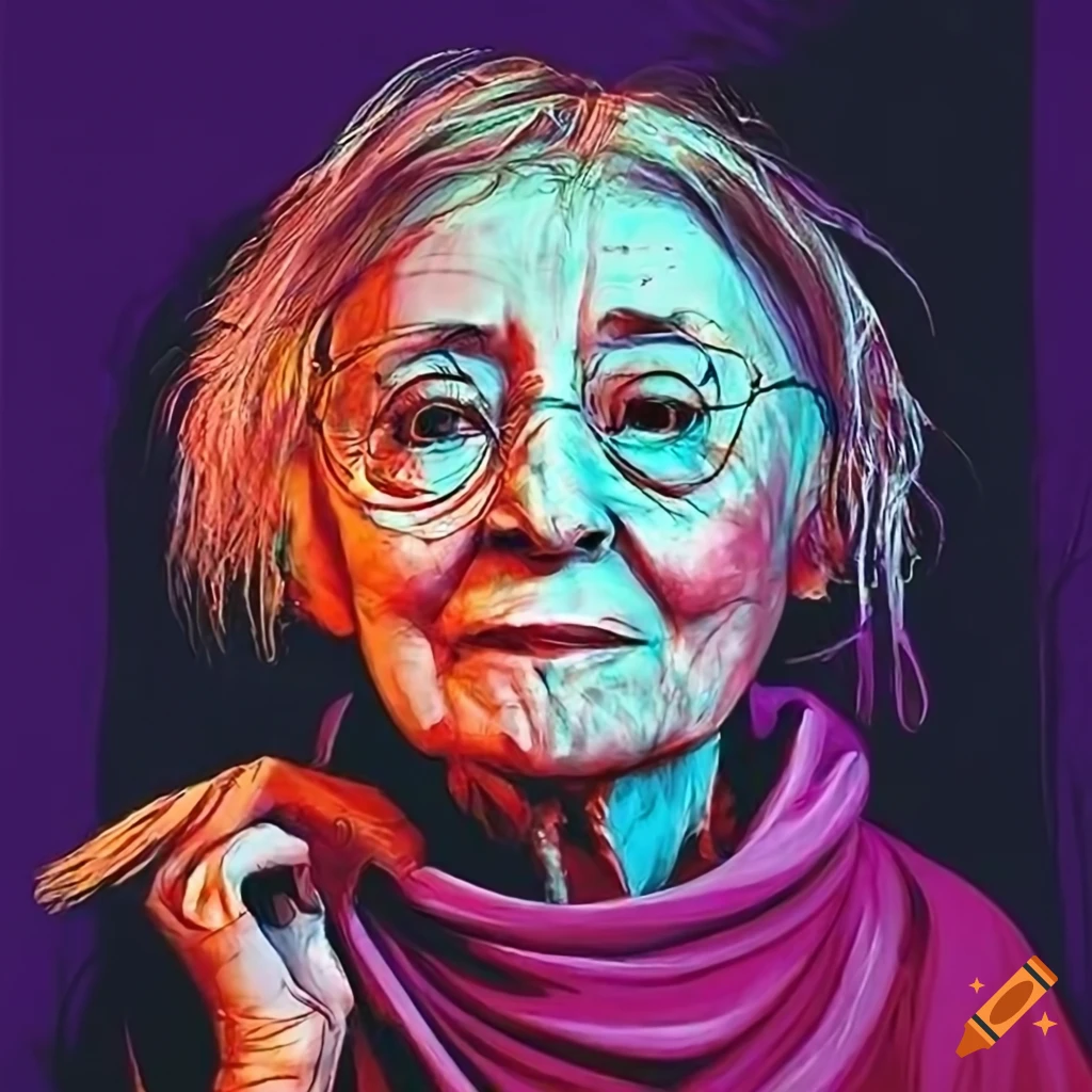 Mad Madam Mim poster with extreme pop art detail