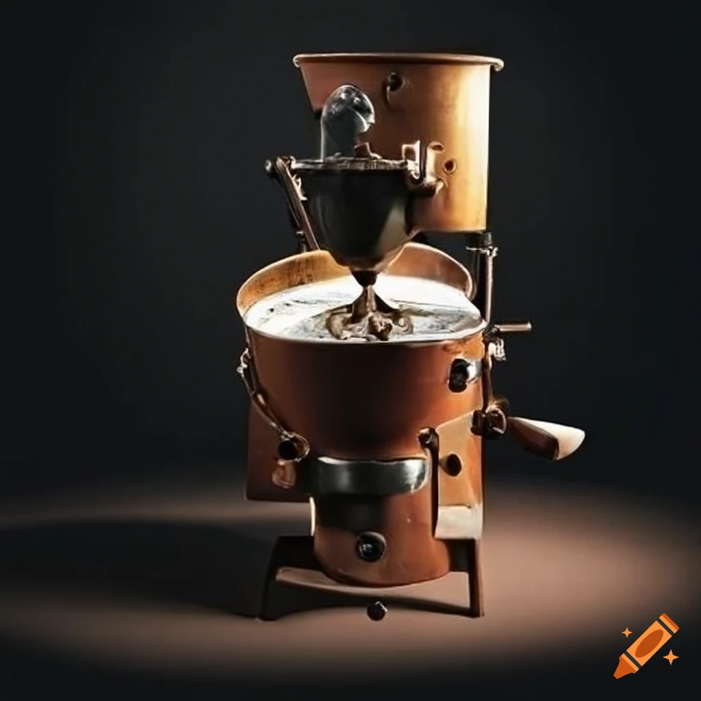 Antique coffee roaster on Craiyon
