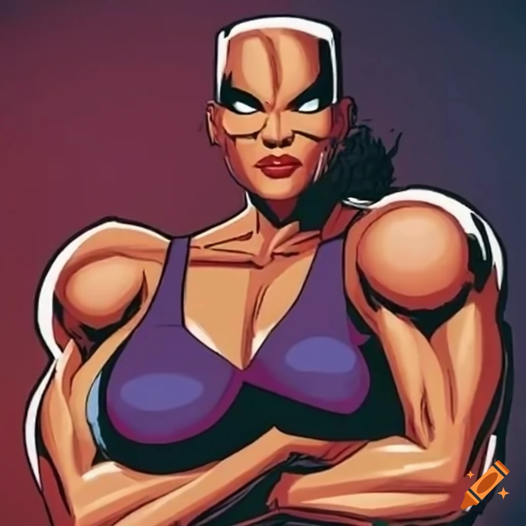 Pushing It Past Your Comfort Zone 90s Marvel Animated Series with Kimberly Huie as Female Bodybuilder