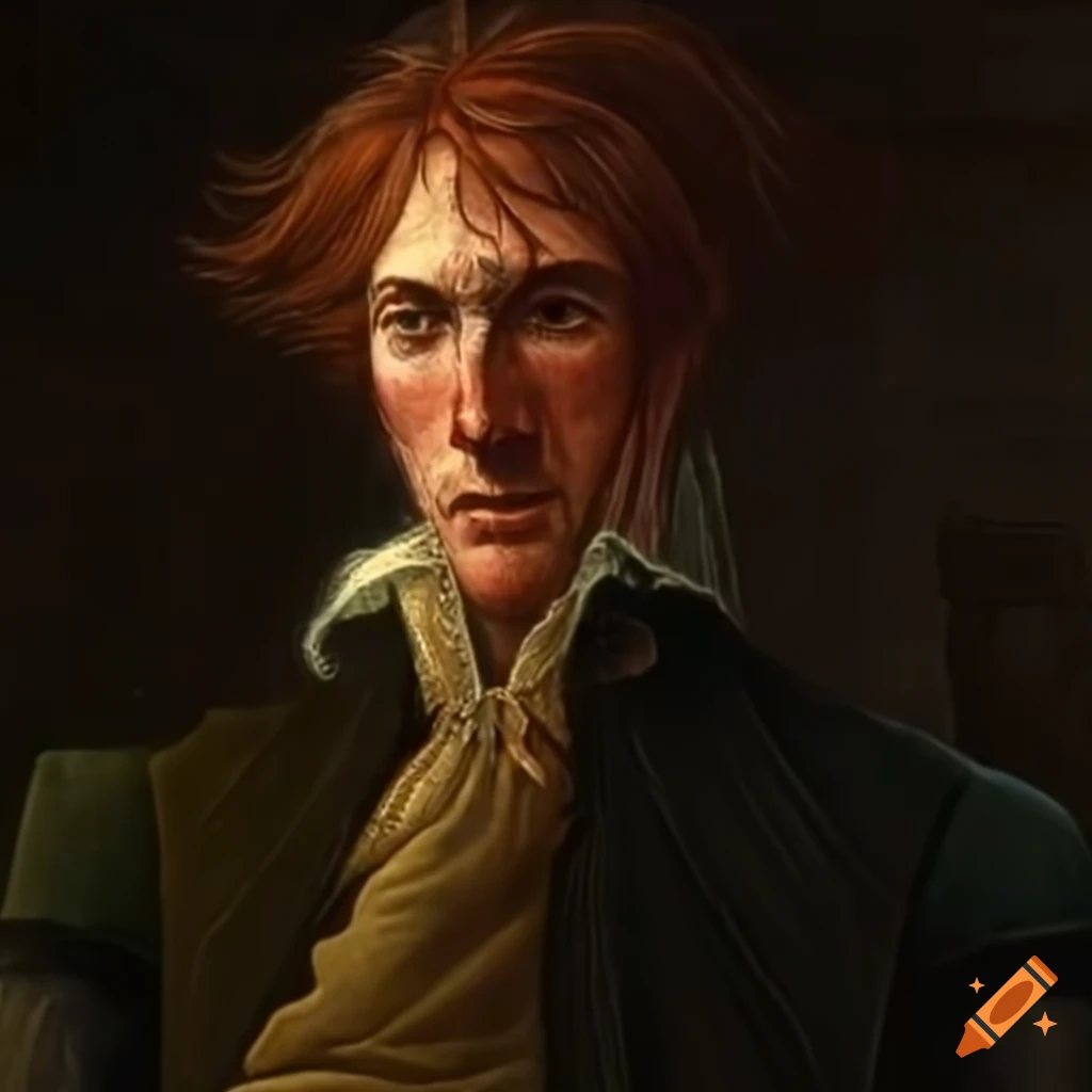 Portrait of ichabod crane in sleepy hollow on Craiyon