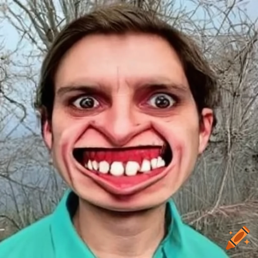 Abstract surreal face