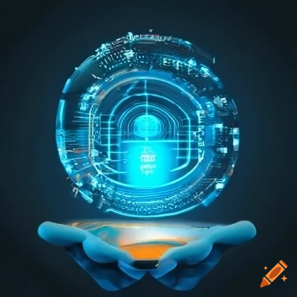 Abstract technology concept on Craiyon