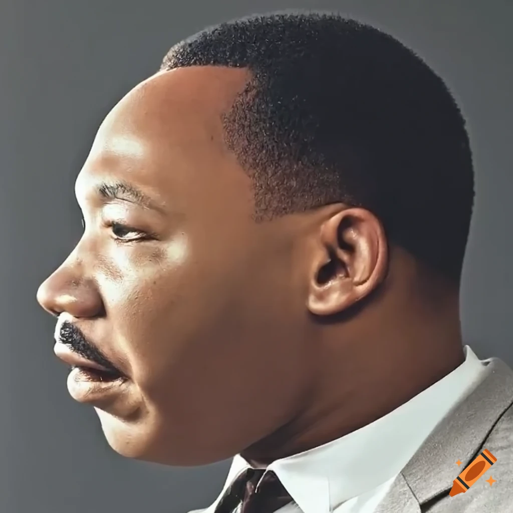 Martin Luther King Jr With A Low Taper Fade Haircut On Craiyon