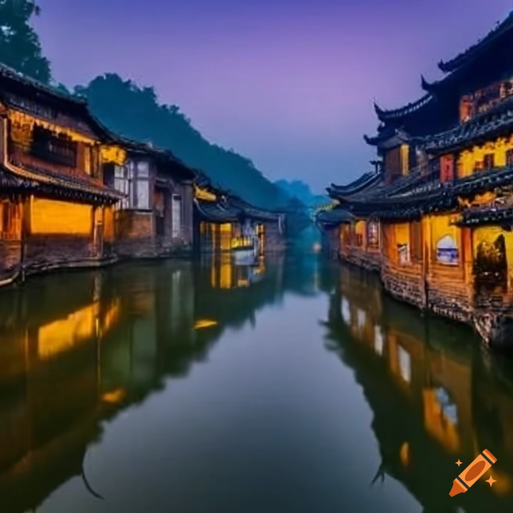 Zhejiang, china on Craiyon