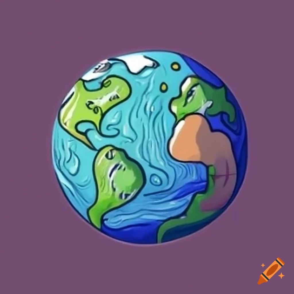 Simple Drawing Clean Earth Transparent PNG Images | PSD Free Download -  Pikbest