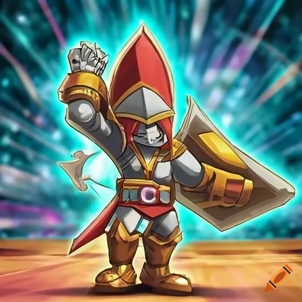 Yugioh card of a pawn warrior inspired by chess on Craiyon
