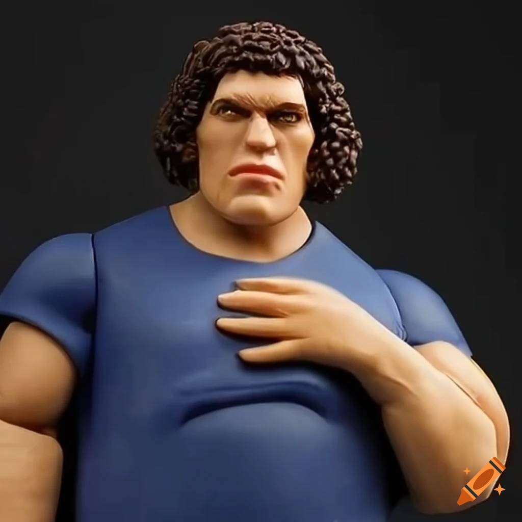 Action figure of a famous wrestler on Craiyon