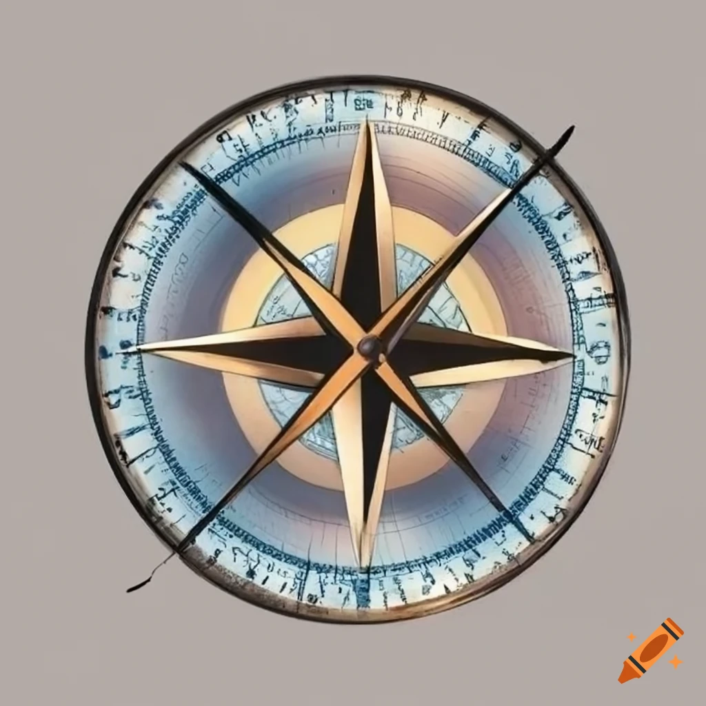 Compass in french on Craiyon