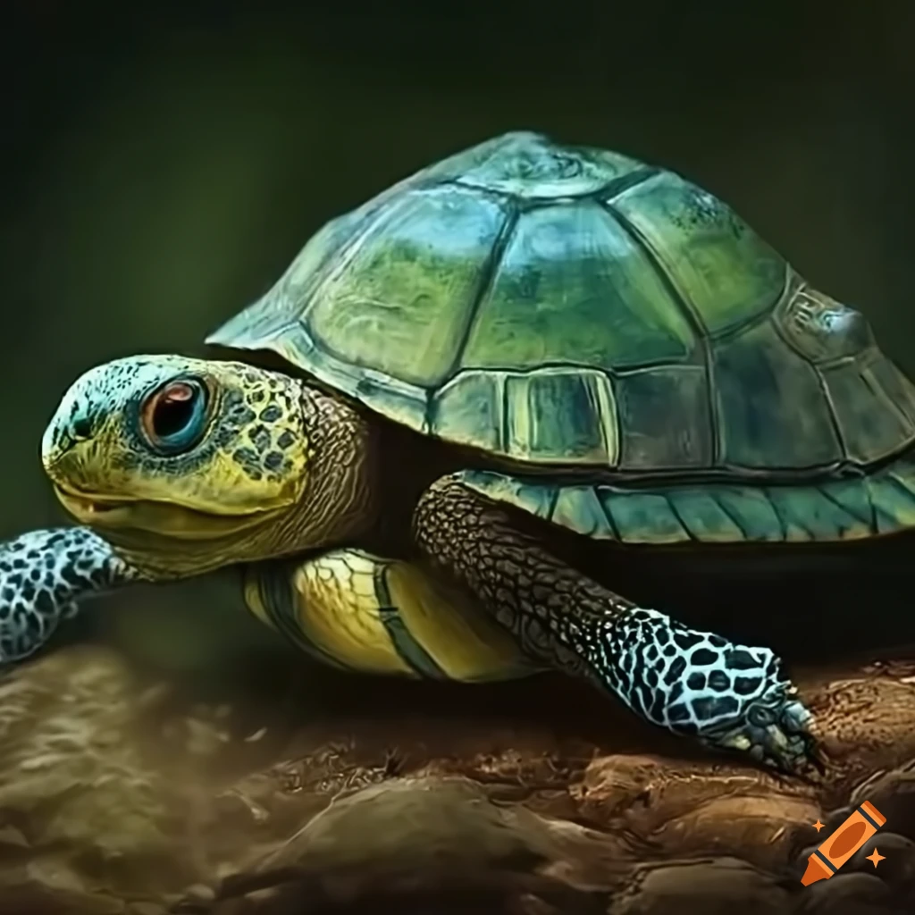Dessine moi un tank en forme de tortue