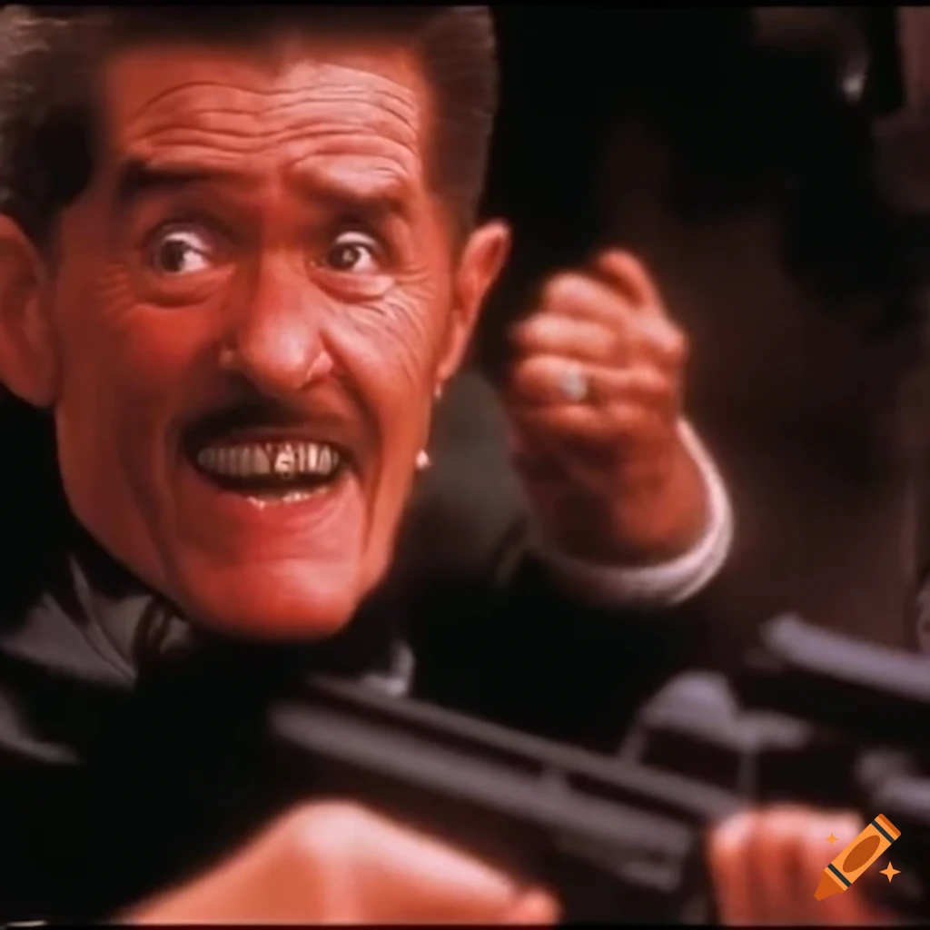 Chucklevision 1990s action movie VHS cover