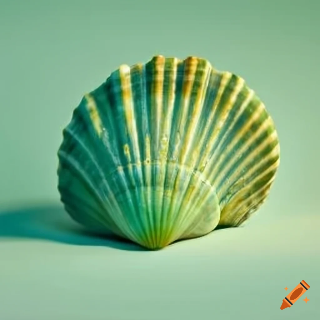 Green seashell