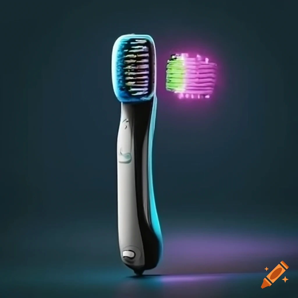 Ai powered toothbrush with car supercharger on Craiyon