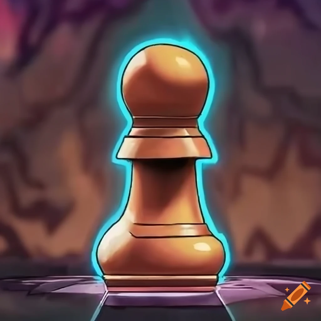 Yugioh card of pawn warriors inspired by chess on Craiyon