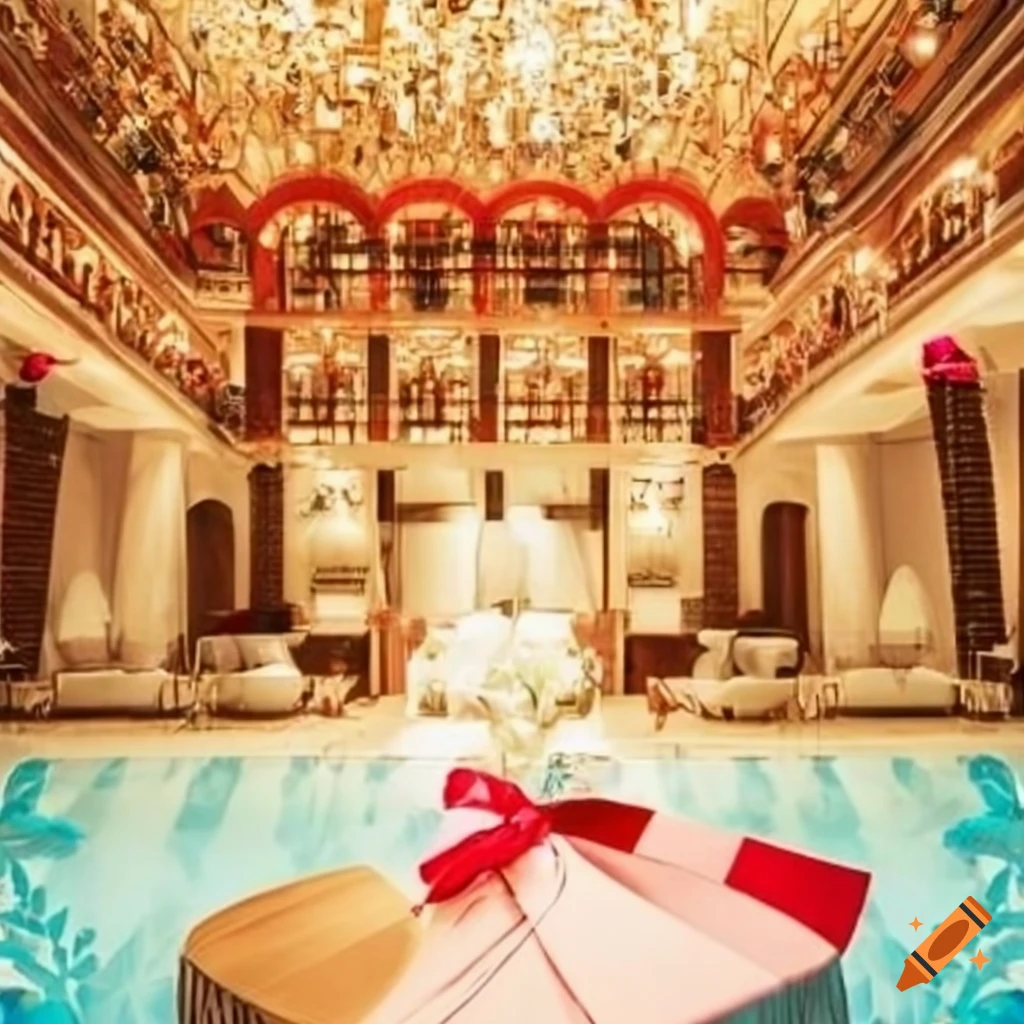 Bon cadeau anniversaire hôtel spa concert musique on Craiyon