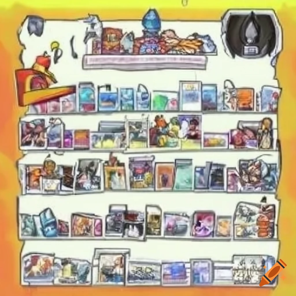 Front image for hobby shop business proposal, featuring used video