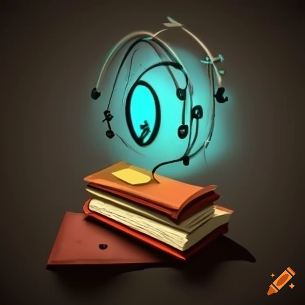 Library's escape game logo on Craiyon