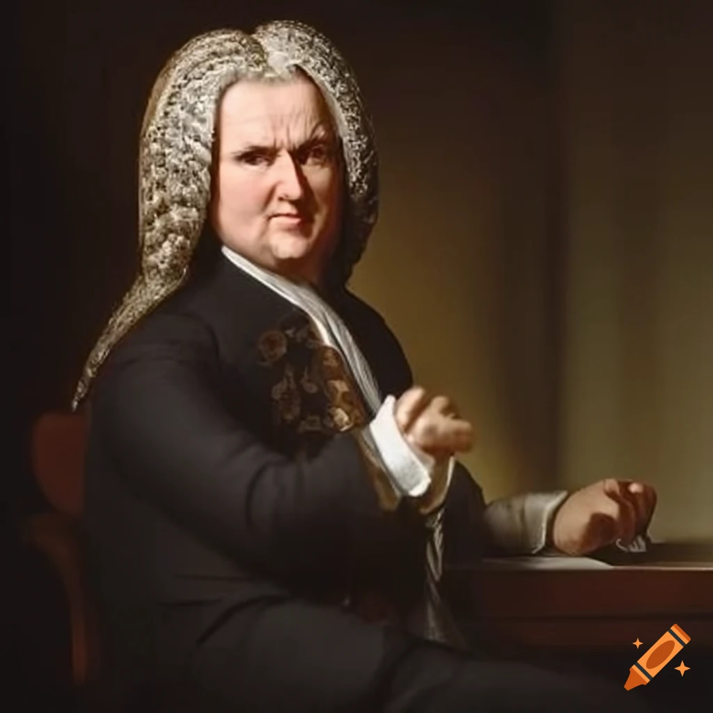 Johann sebastian bach on Craiyon