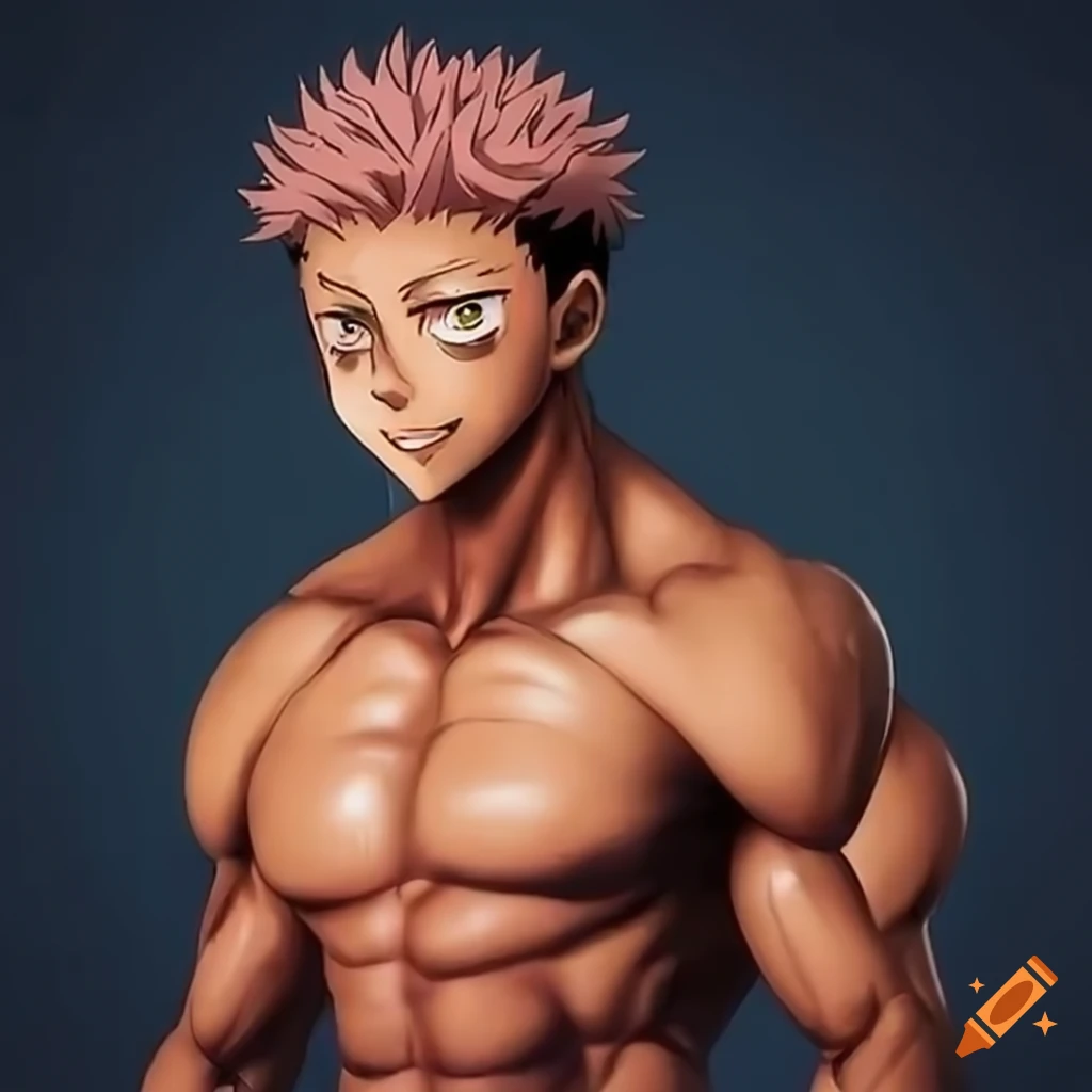 Muscular Yuji Itadori