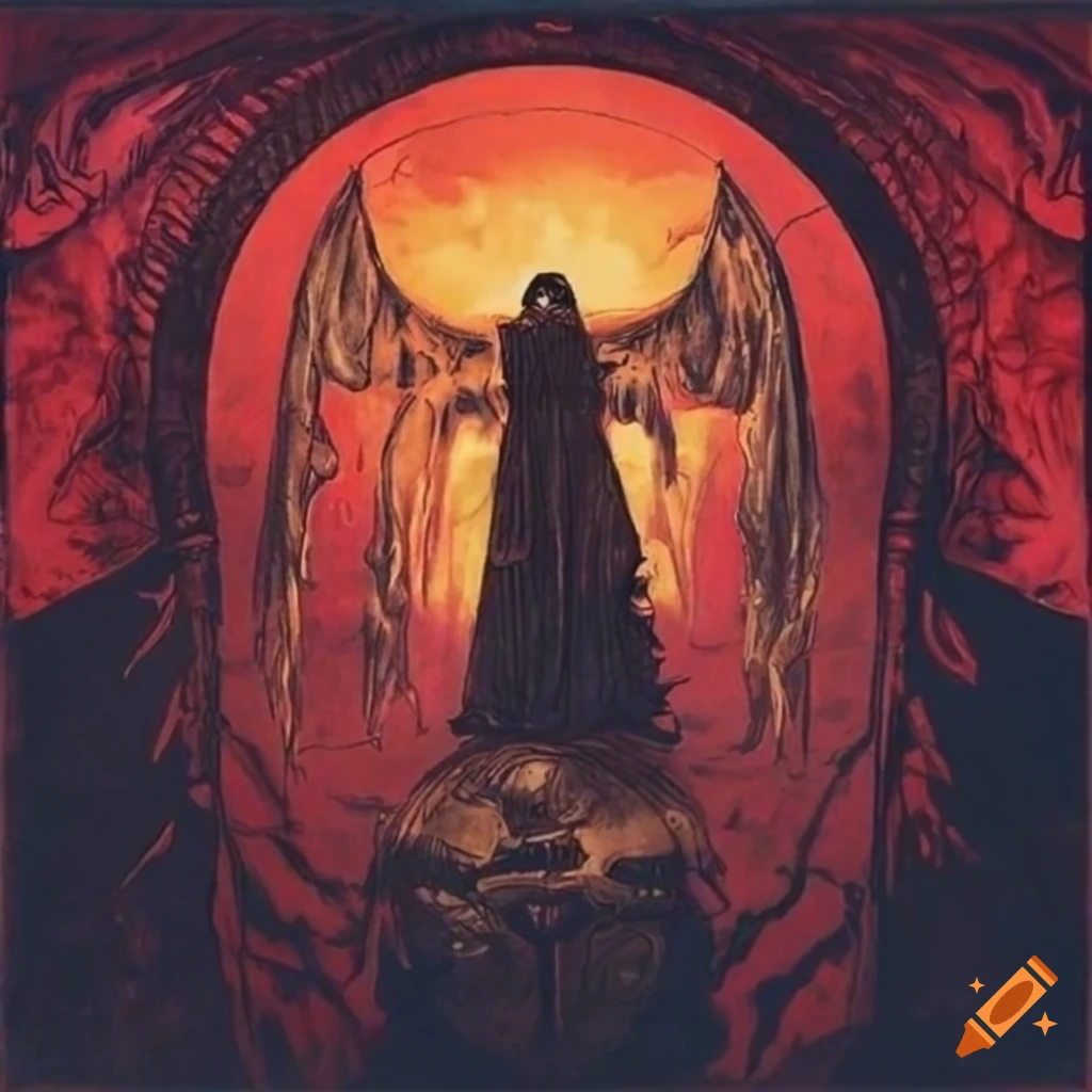A fan in the style of the South Of Heaven album cover