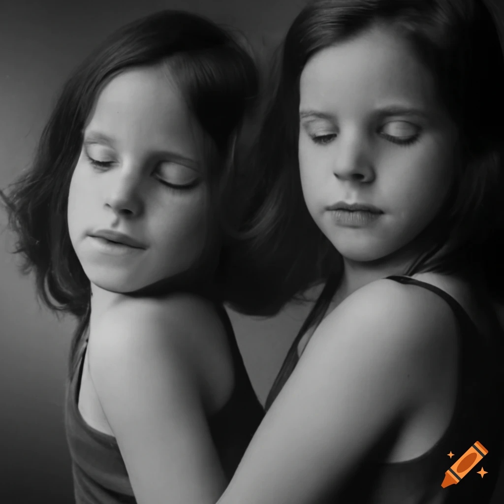Young woman with arms overhead sleeping in a tank top on Craiyon