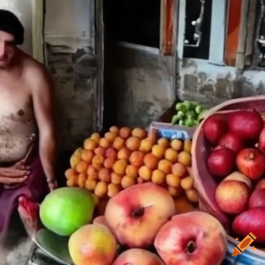 Mysterious man selling cursed fruit in Valjevo