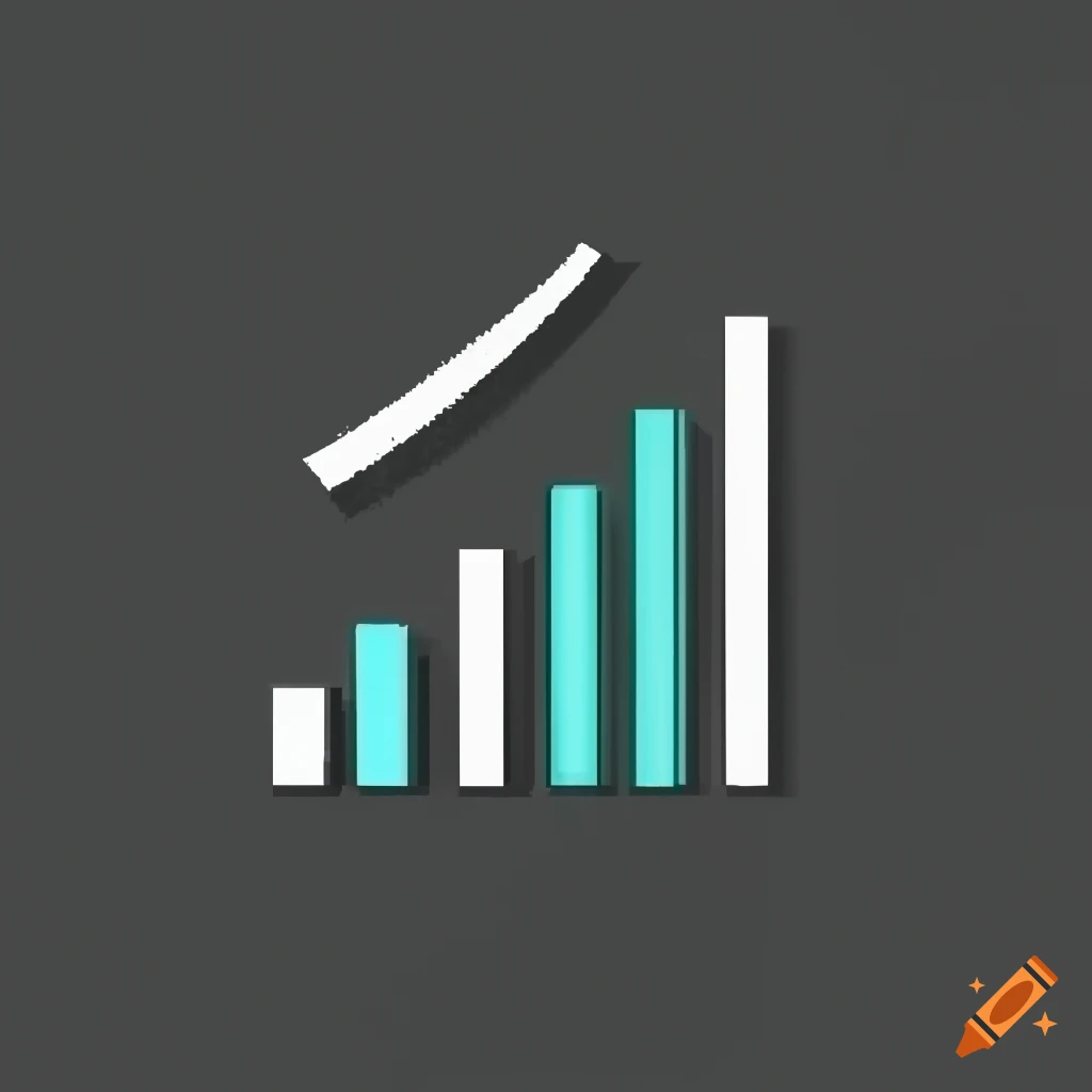 Bar graph chart on Craiyon