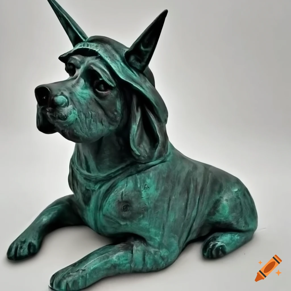 Statue of liberty as a dog on Craiyon
