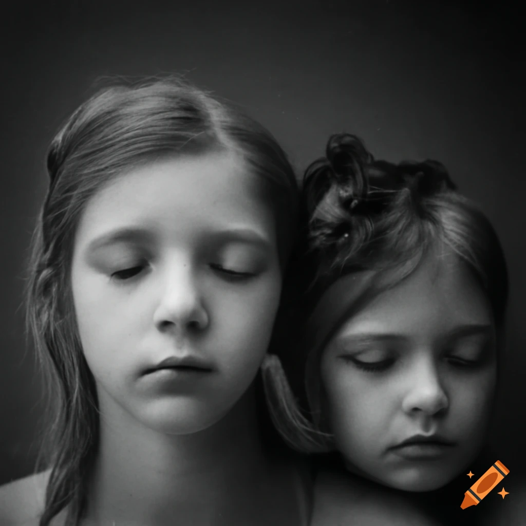 Closeup of young woman with arms overhead sleeping in tank top on Craiyon