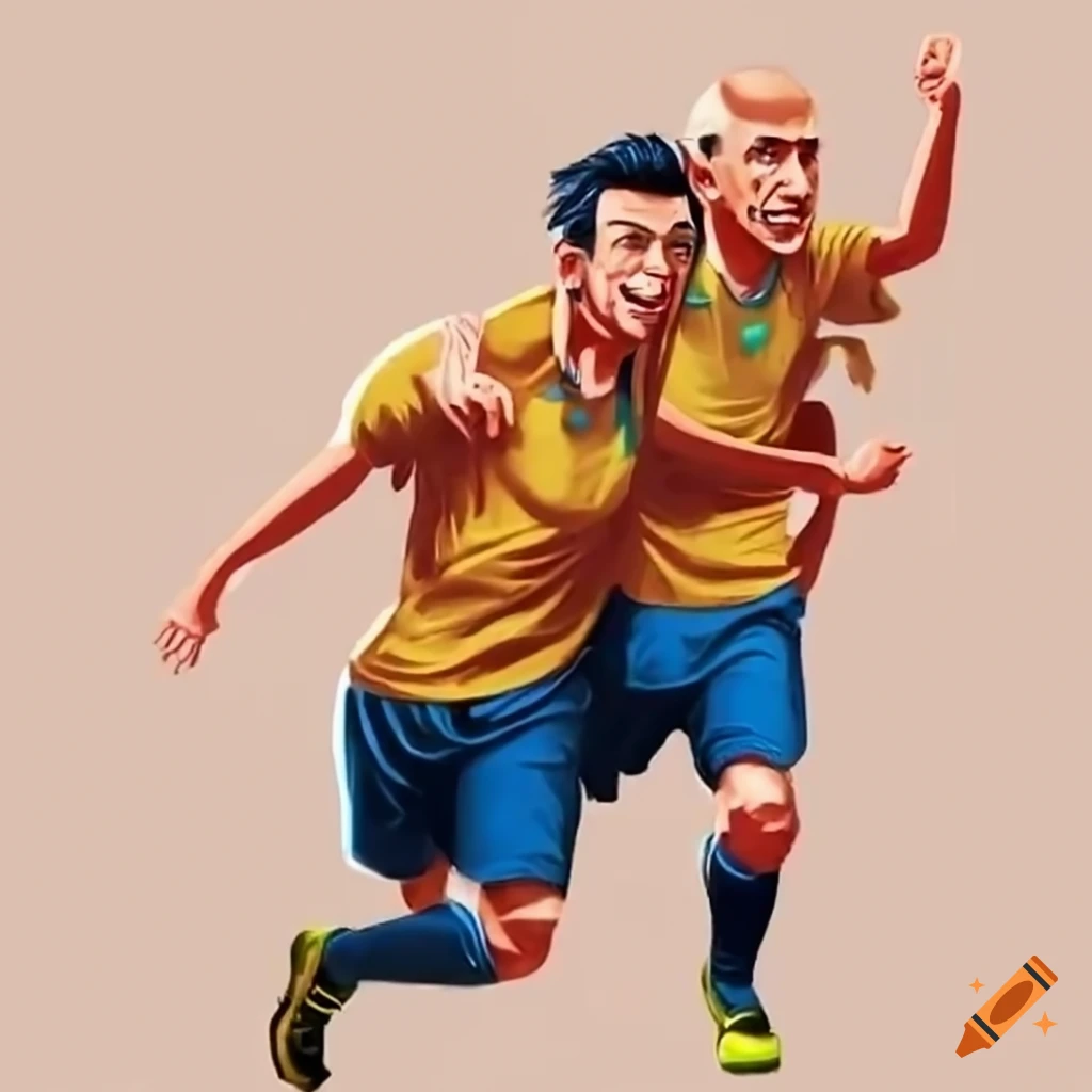 Dos personas jugando futbol extremo