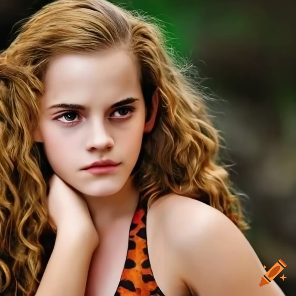 Hermione wearing a one piece swimsuit