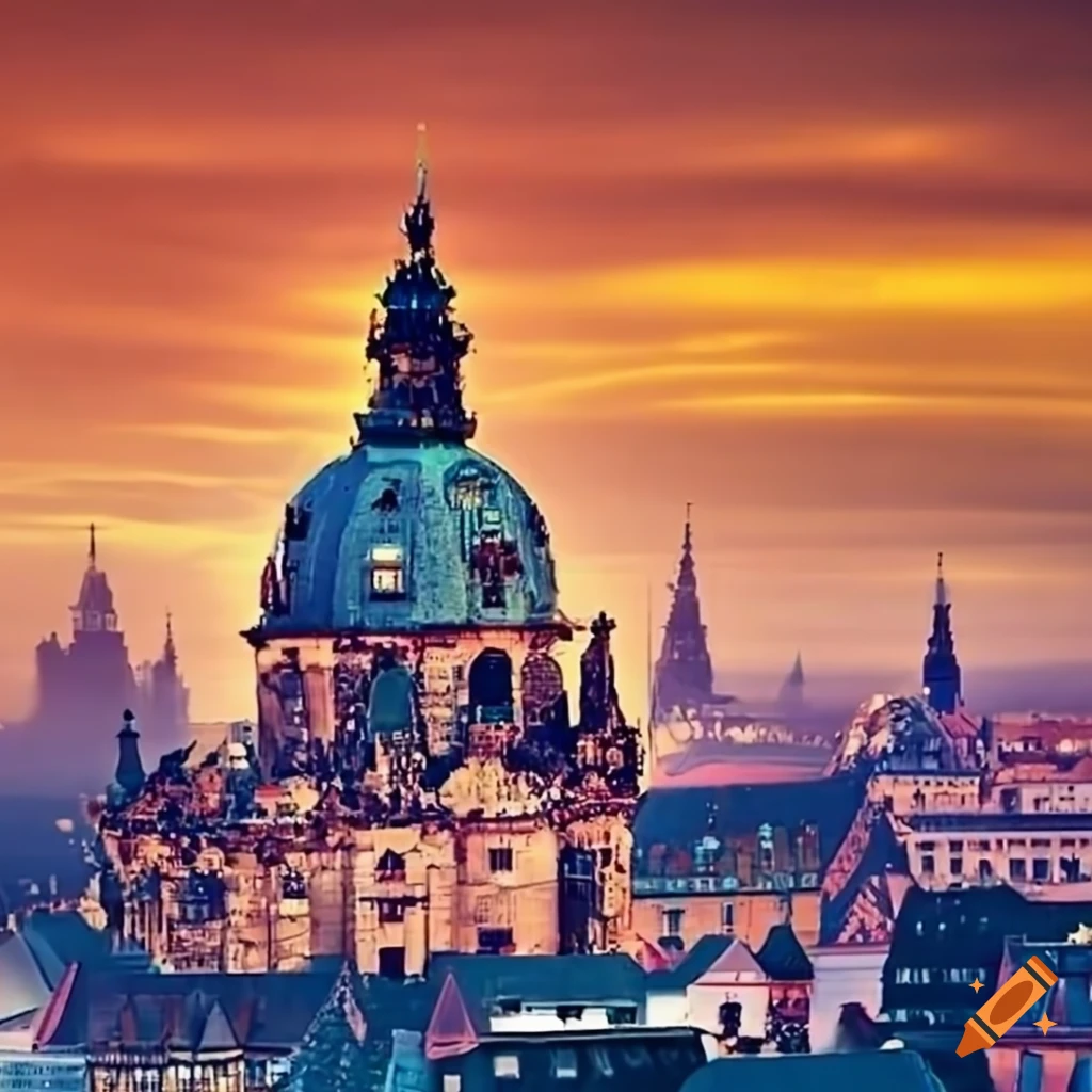 Cityscape Of Dresden Germany On Craiyon