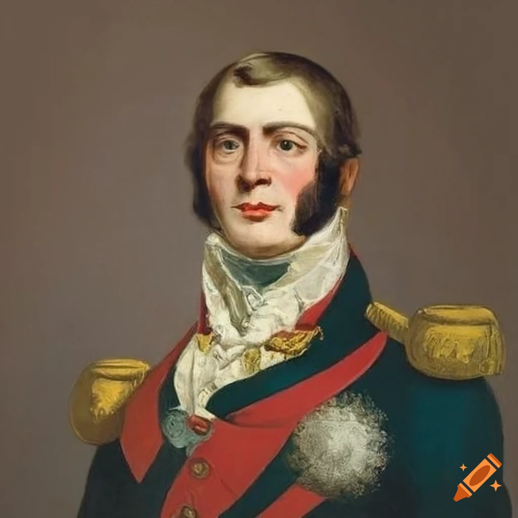 Portrait of a political figure from the 1810s on Craiyon