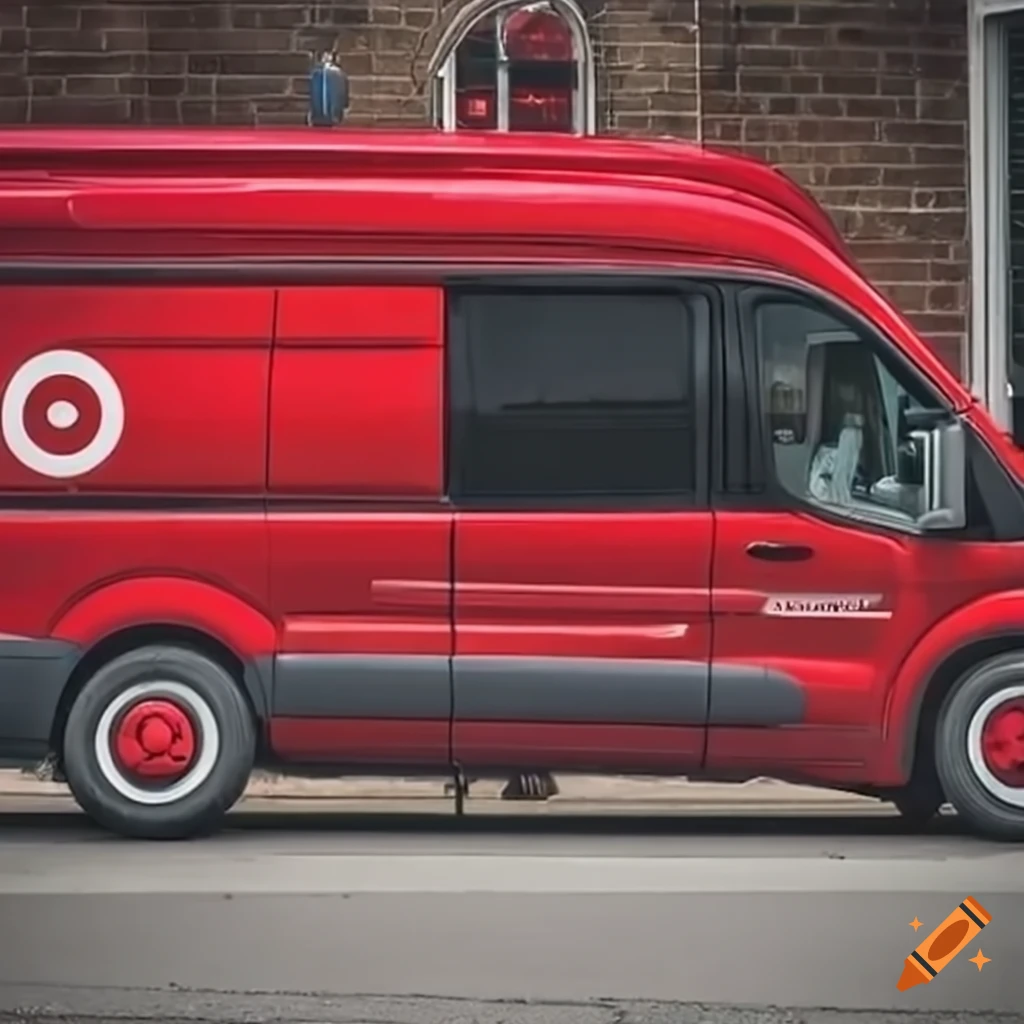 Target branded van on Craiyon