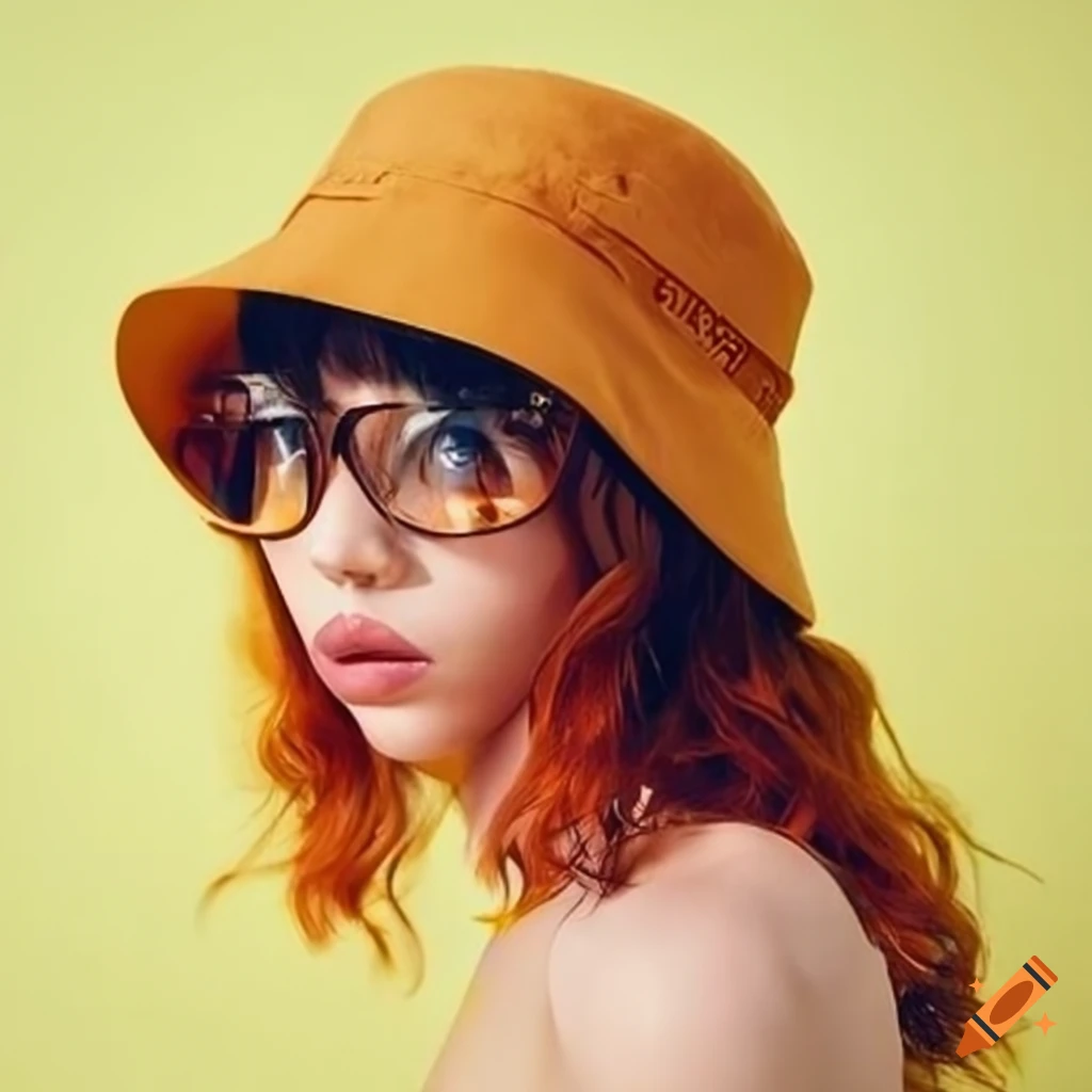 Retro 70s bucket hat on Craiyon