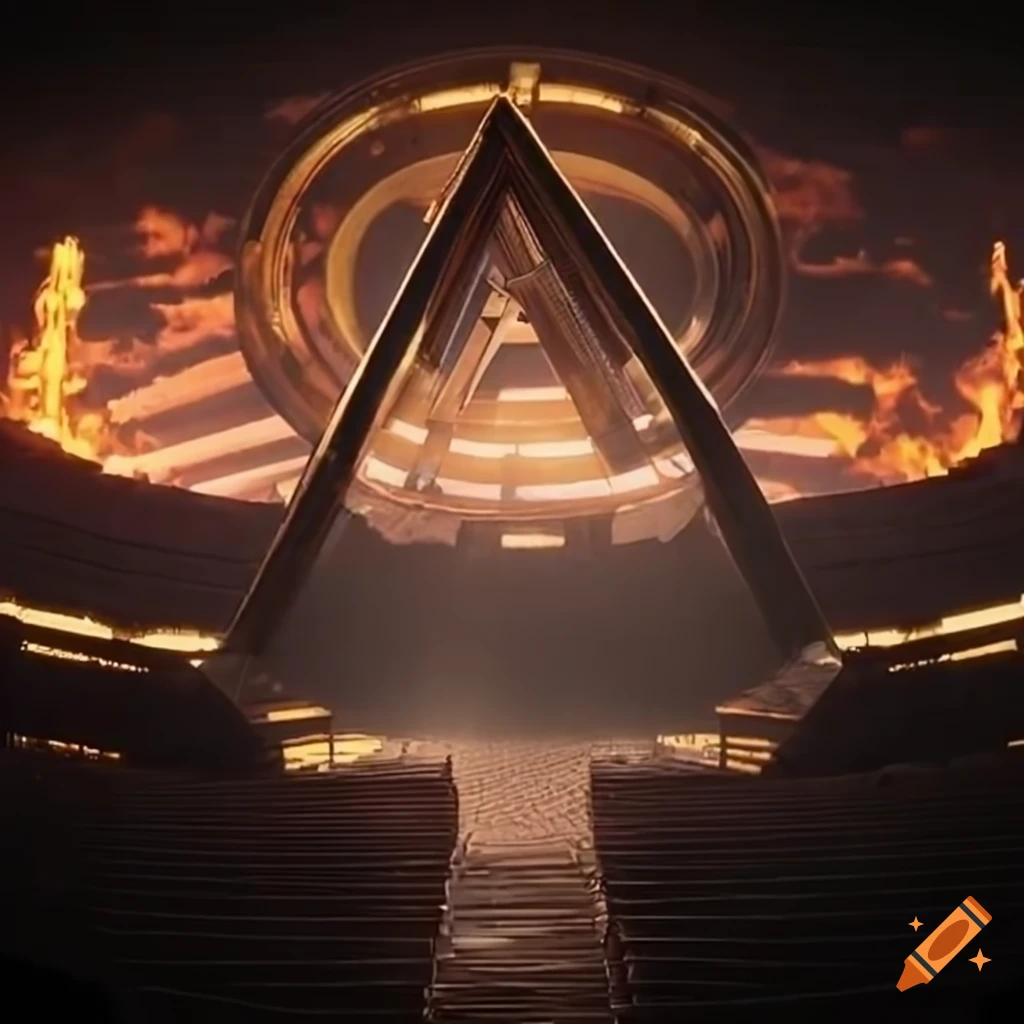 The hunger games arena on Craiyon