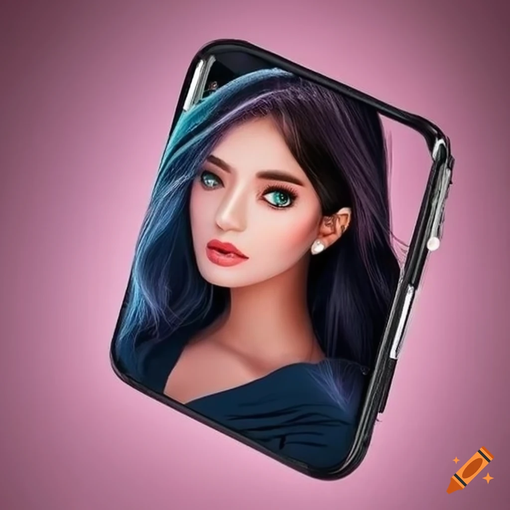 Mobile cover for women on Craiyon