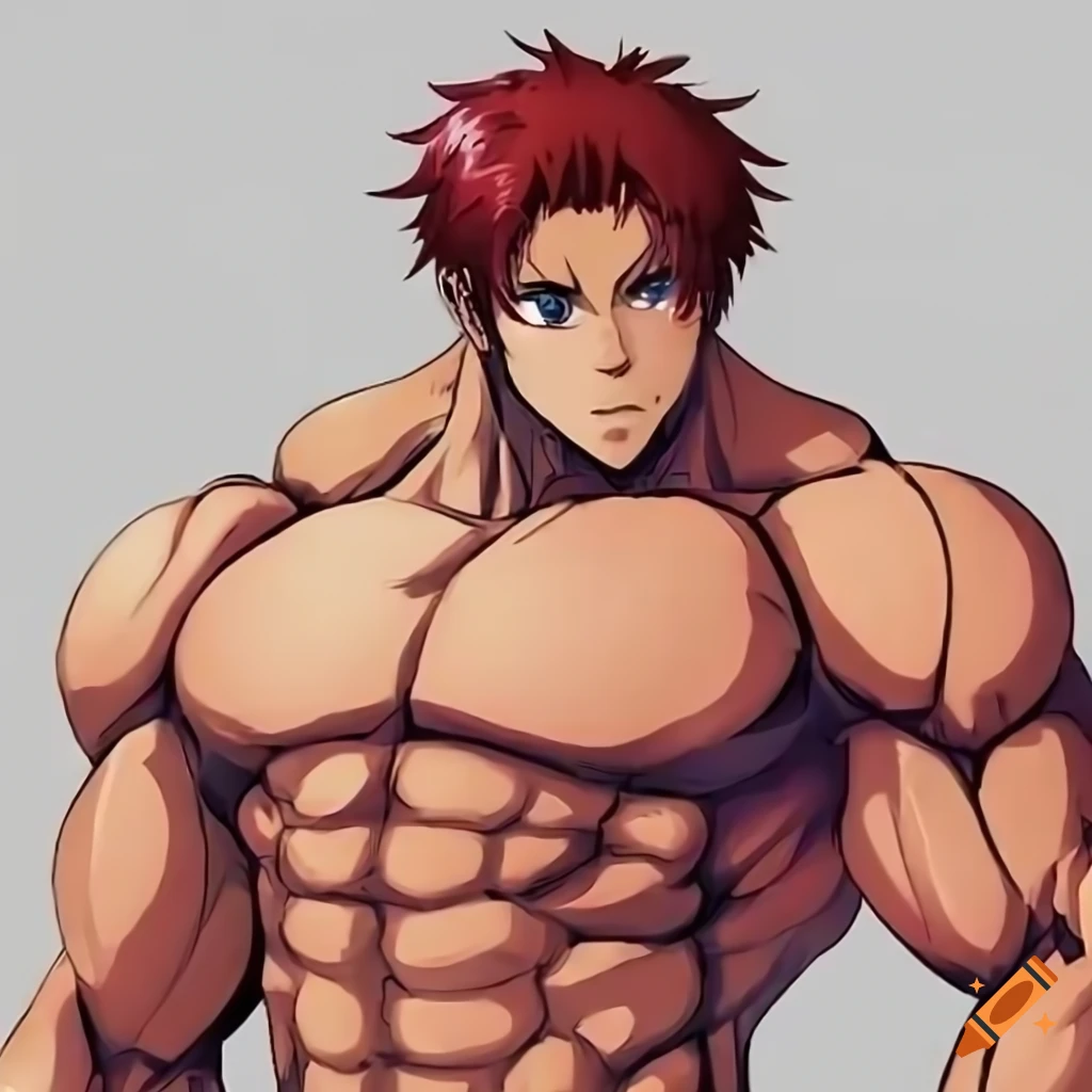 Powerful anime male character