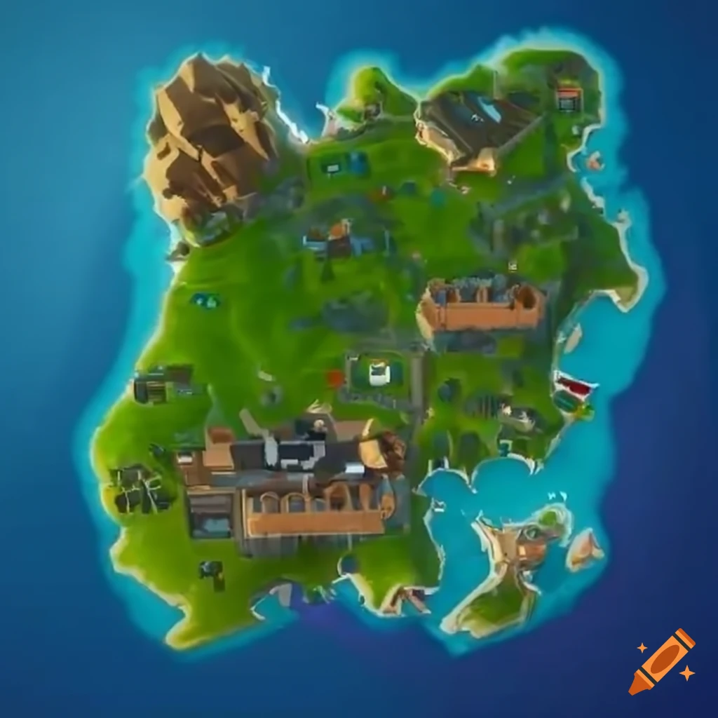 New Fortnite Map On Craiyon