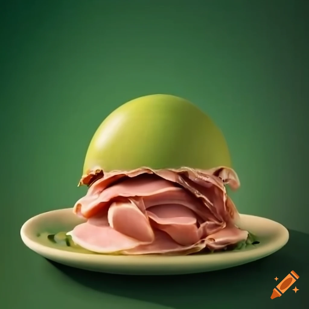 Green eggs and ham on Craiyon