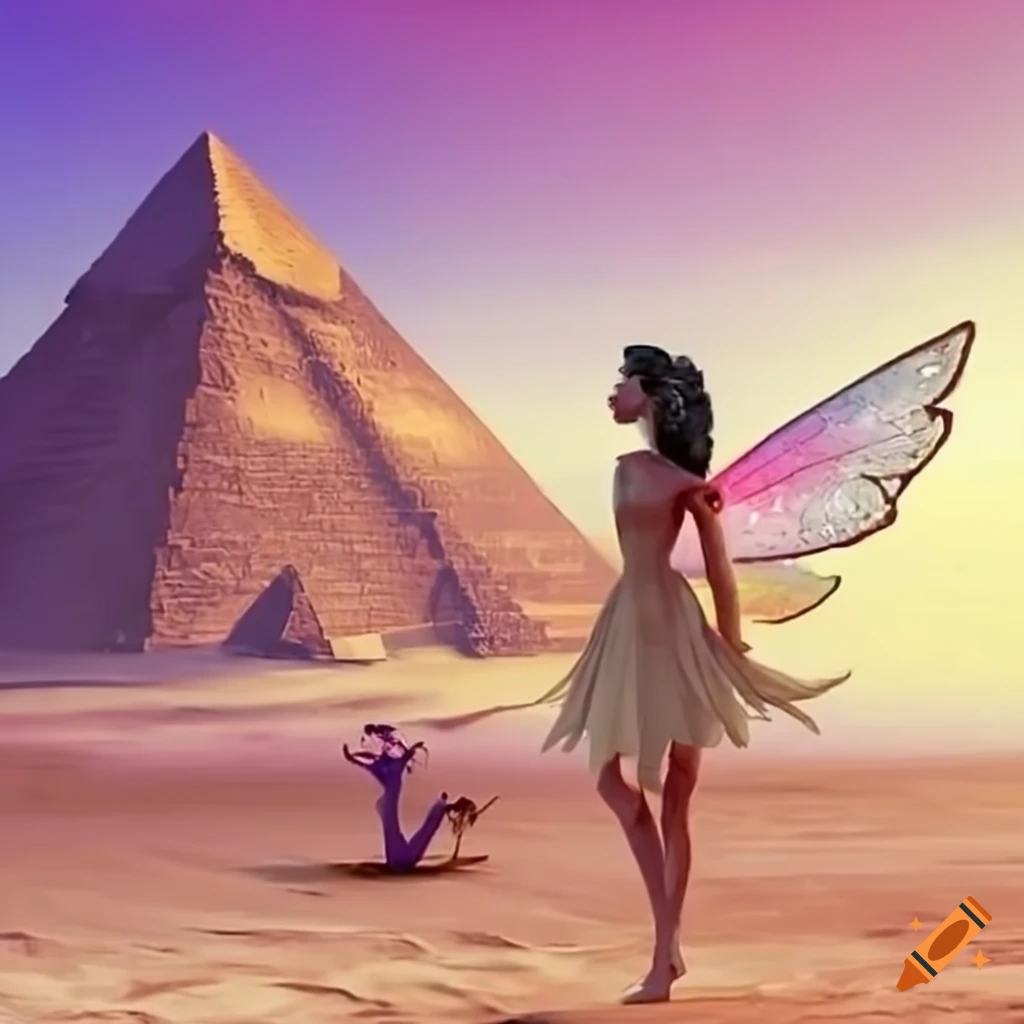Fairy by the pyramids