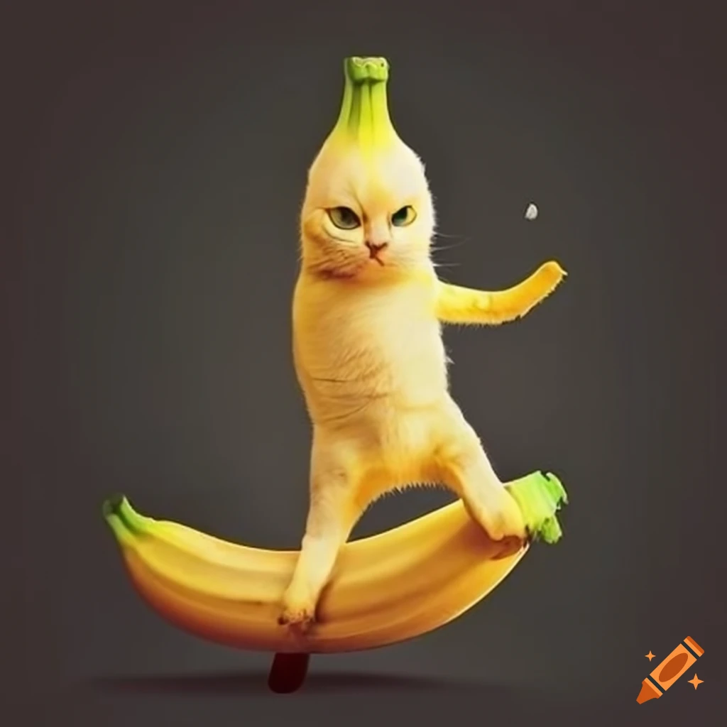 Banana cat on Craiyon