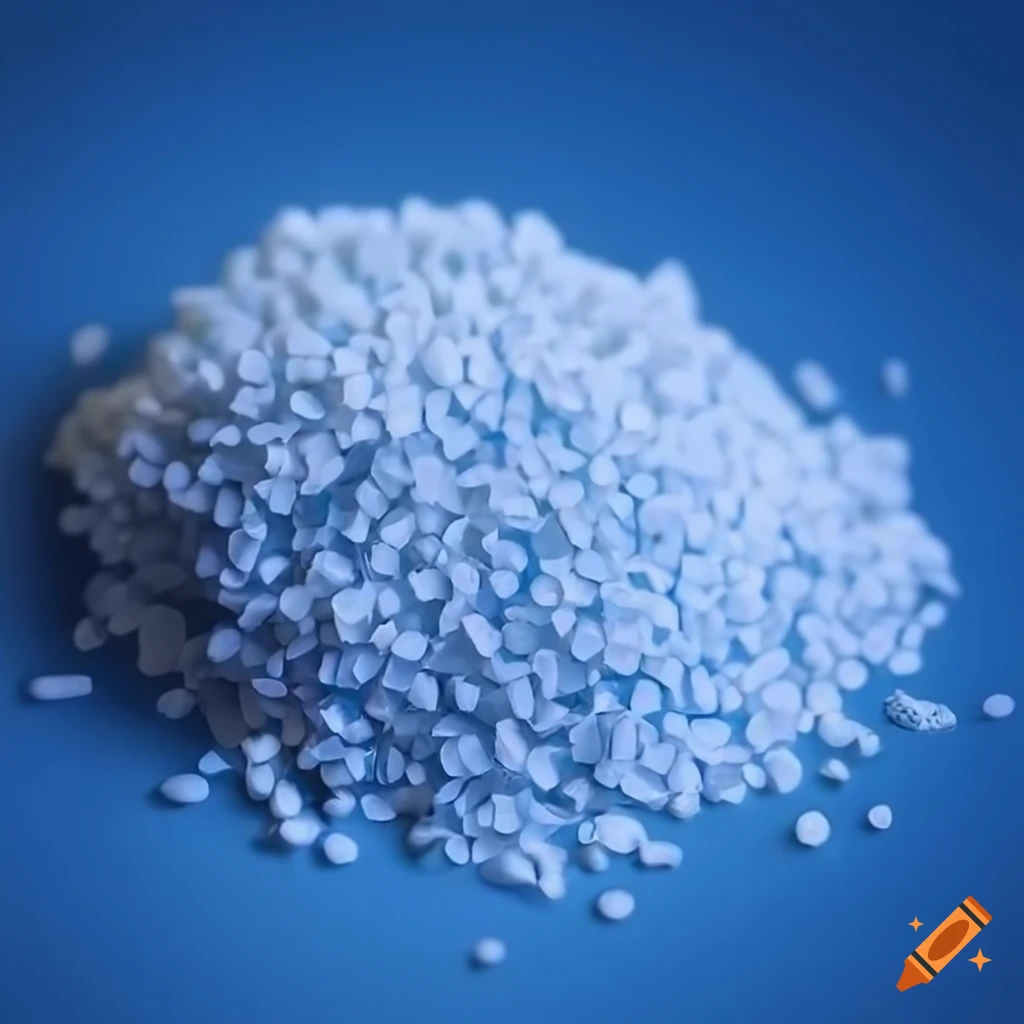 Polystyrene granules on Craiyon