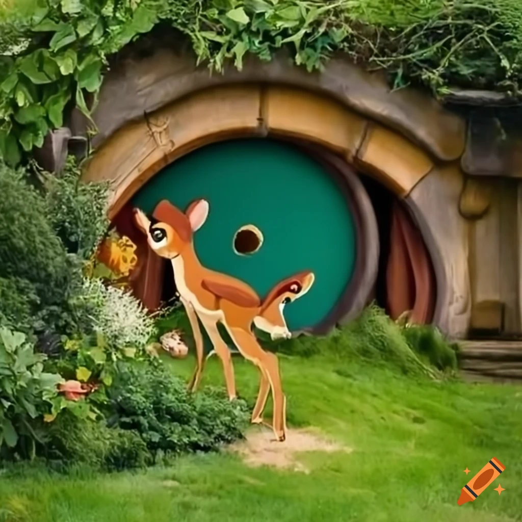 Hobbiton with Bambi