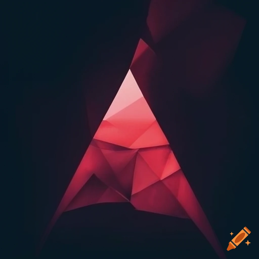 Geometric triangle pattern for phone wallpaper on Craiyon