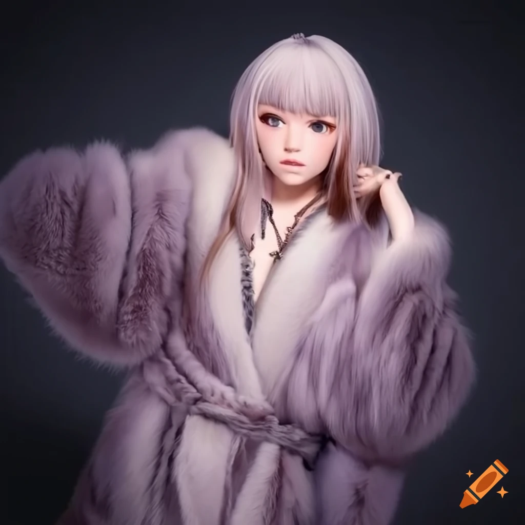 Elegant Woman In A Fur Dressing Gown On Craiyon elegant-woman-in-a-fur-dressing-gown-on-craiyon