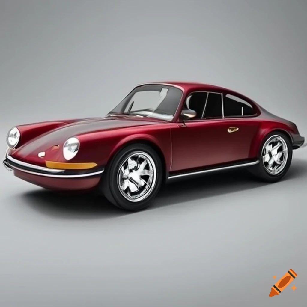 Edgy reinterpretation of early Porsche models