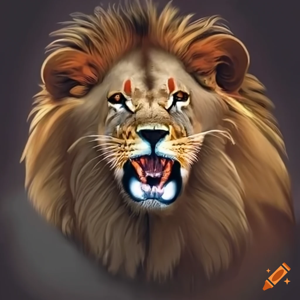 Roaring lion with the quote "the first thing you should know about me