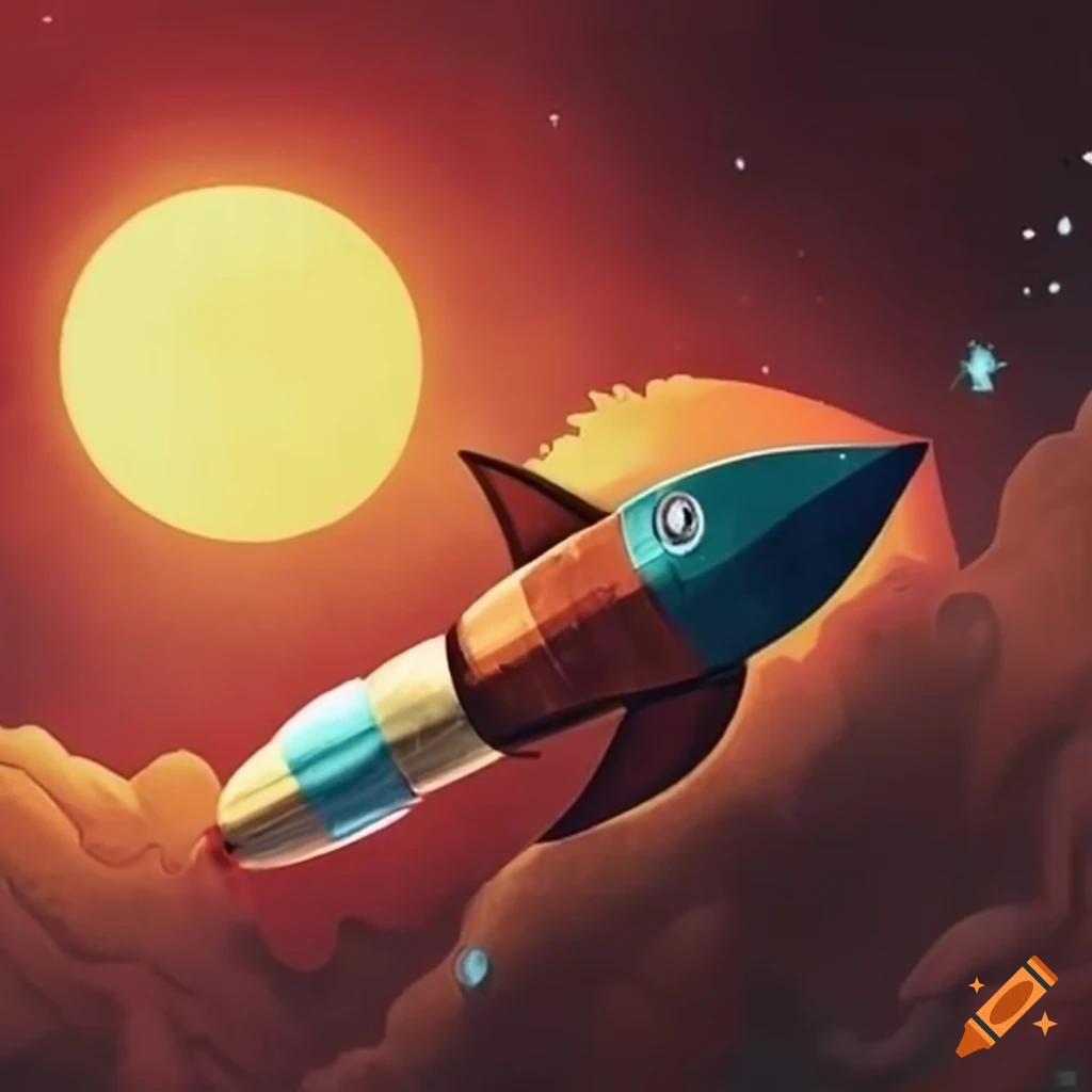 Rocket inspired by Lem books