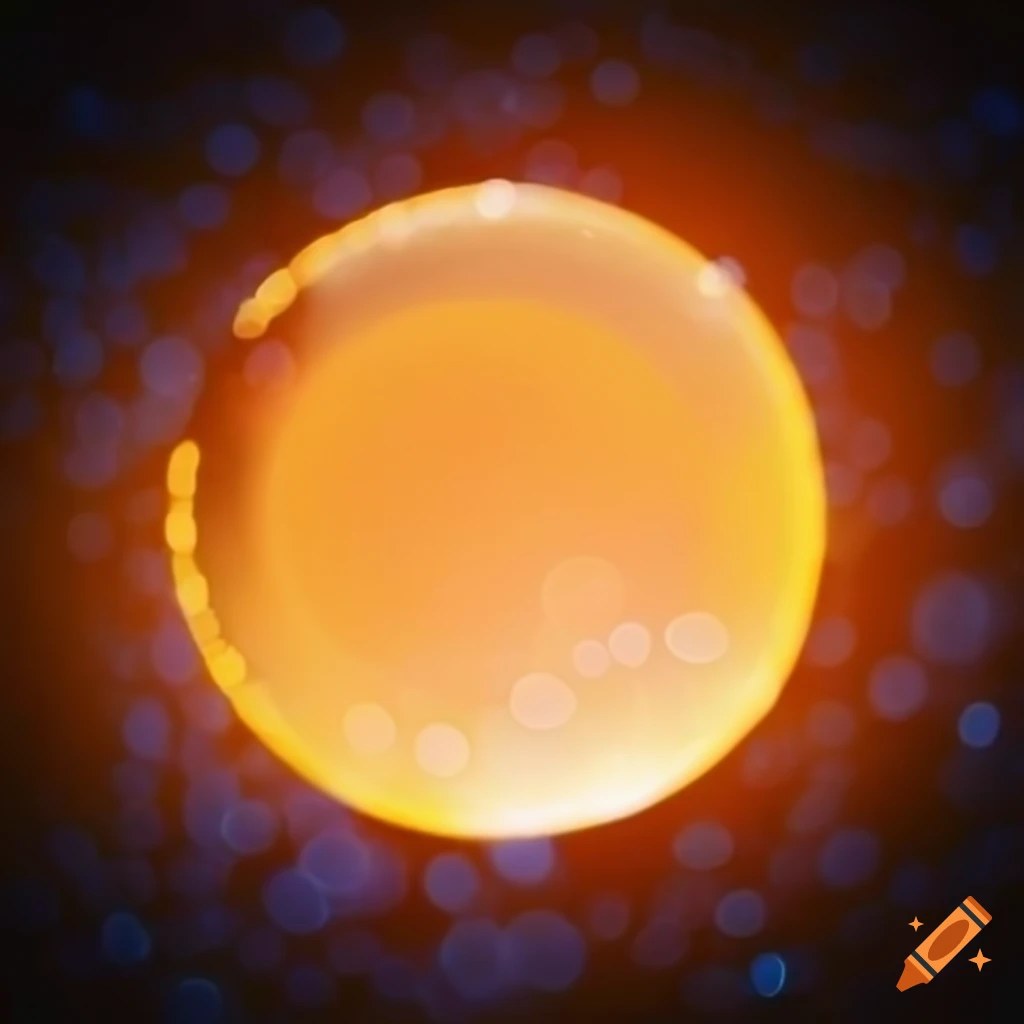 Sun bokeh effect