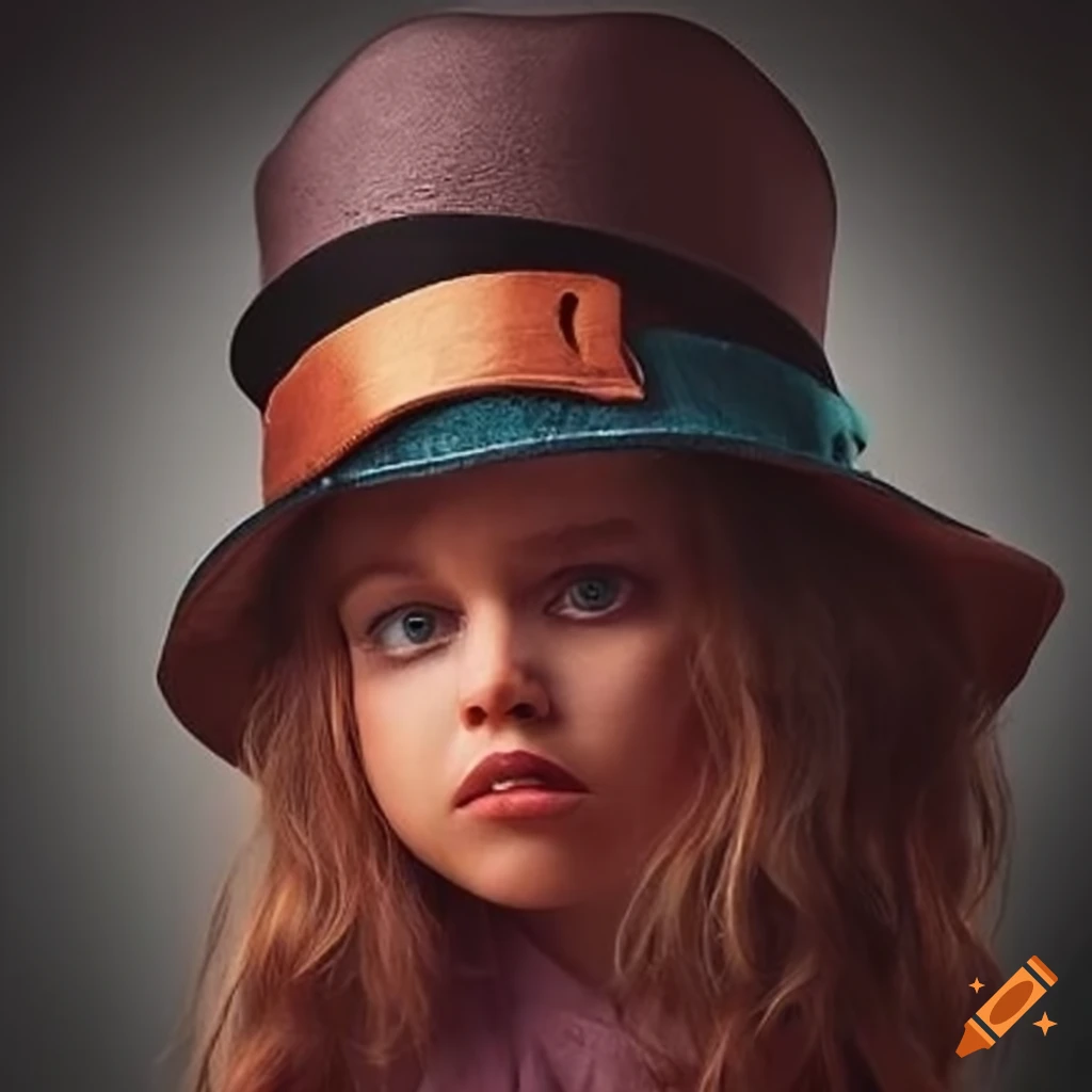 Mad hatter's hat on Craiyon